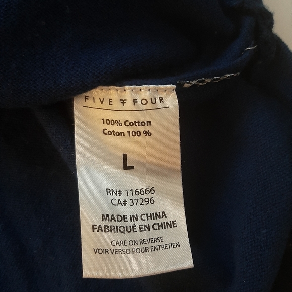 Five Four blue Pullover Sweater Size L Timeless Wardrobe   Soft and Comfortable - Picture 5 of 7